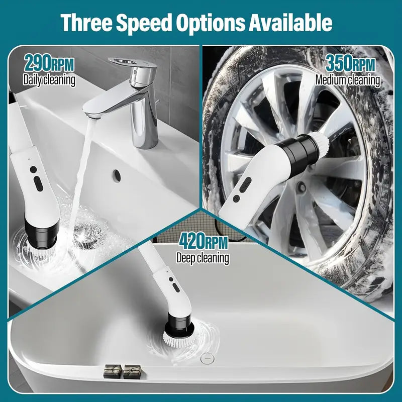 Shinny Feels ™ 3-Speed Electric Cleaning Brush