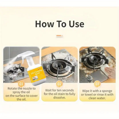 Shinny Feels™ Heavy-Duty Oil & Grease Remover Spray