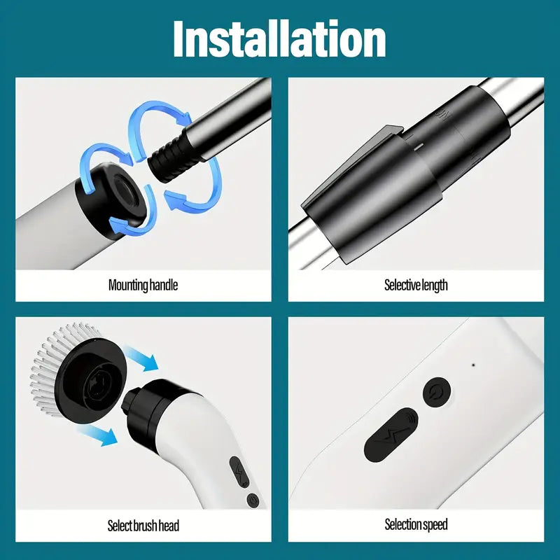 Shinny Feels ™ 3-Speed Electric Cleaning Brush